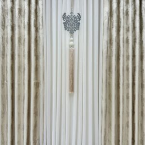 rideau prêt à poser beige